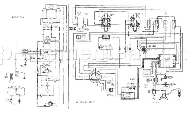 Page C Diagram and Parts List for 9778-1 5,500XL Briggs and Stratton Generator
